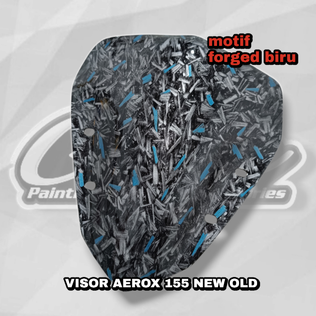 visor windshield aerox new old 155 carbon wtp forged biru