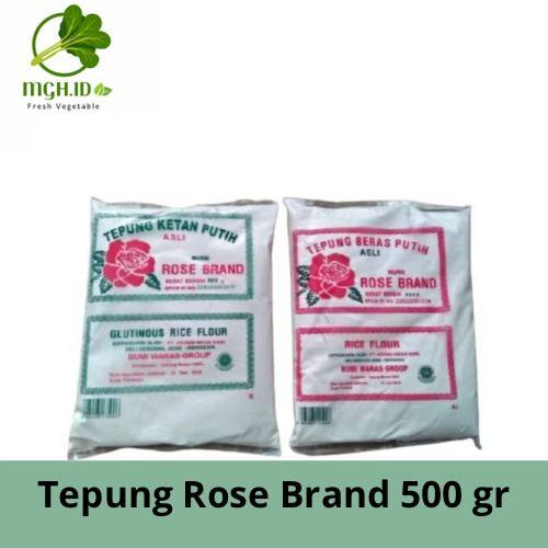 

[ECERAN] Tepung Beras Putih/Ketan Putih Rose Brand 500gr