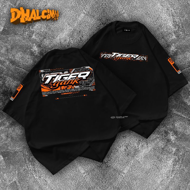 KAOS DISTRO TIGER GANK FUL COTTON 24S, KAOS RACING TIGER GANK, KAOS TIGER RACING NEW ARRIVAL, KAOS T
