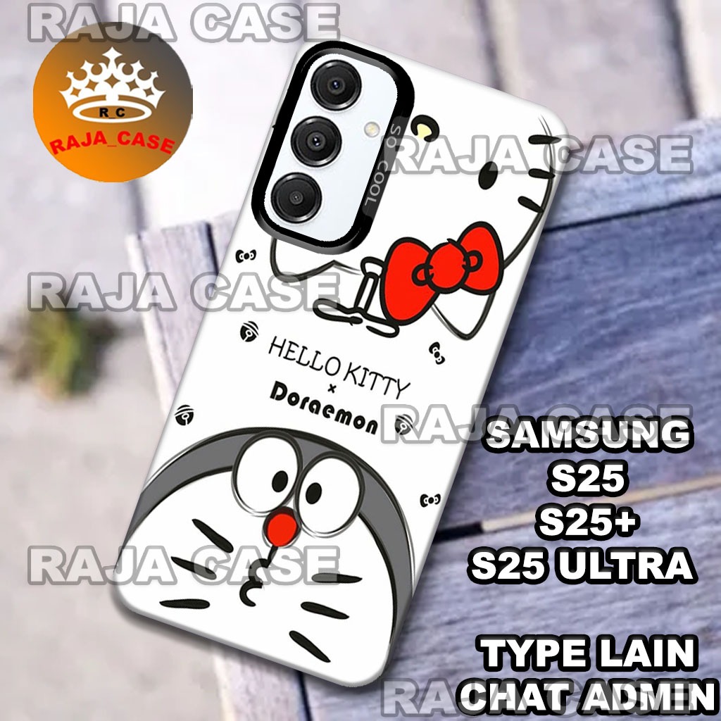 (RC26) Case hp Samsung S25 - Samsung S25 Plus - Samsung S25 Ultra/Motif Doraemon/case hologram Samsu