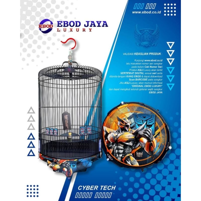 CYBERTRON TERLARIS  Sangkar murai ebod jaya indonesia / ebod jaya luxury / ebod premium  quality  no