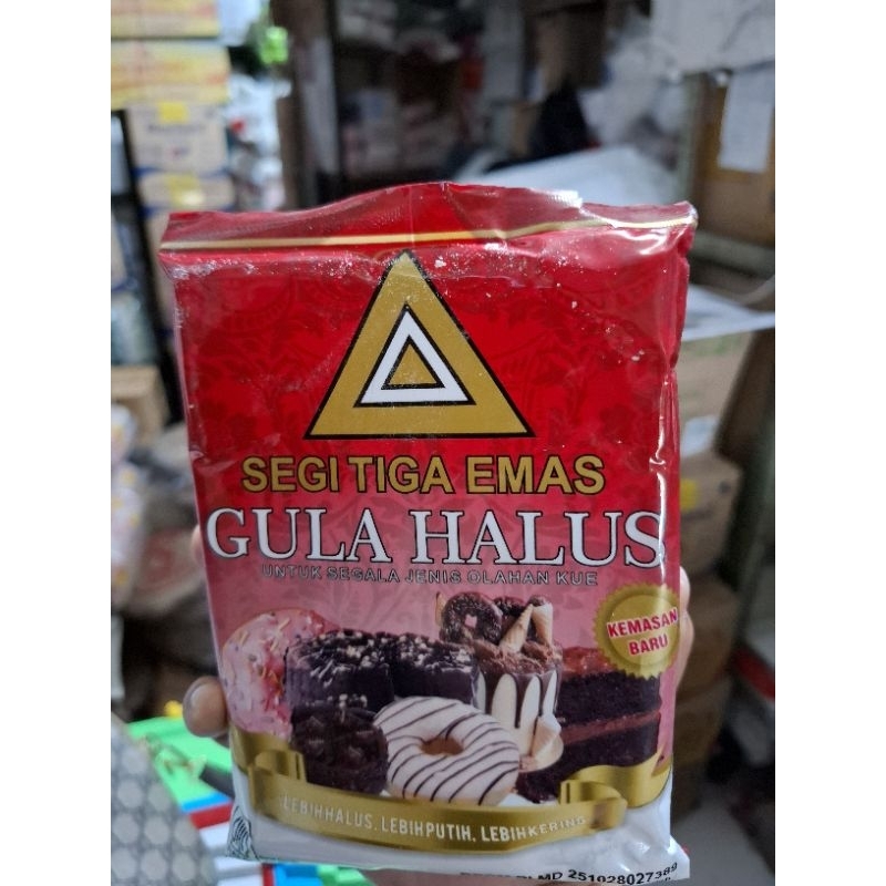 

GULA HALUS SEGITIGA CAP EMAS 250 gr /