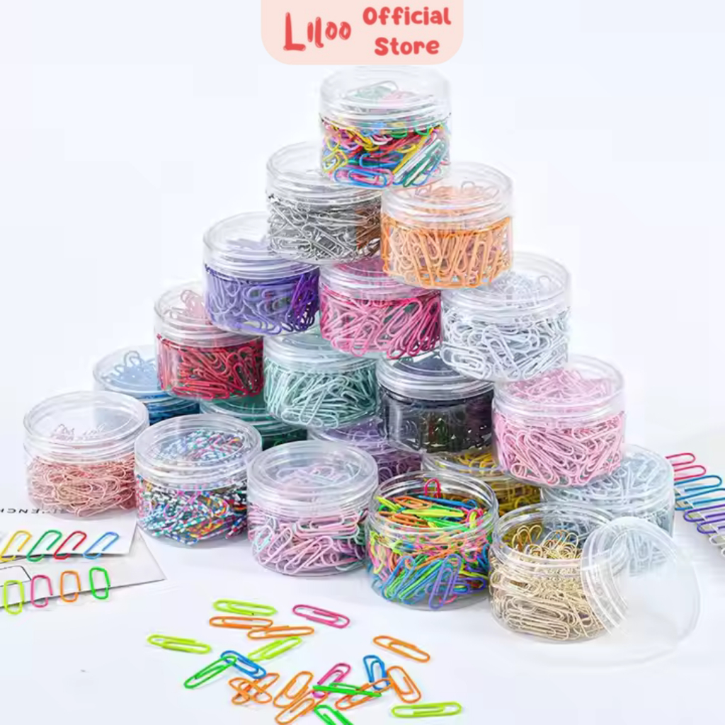 

Klip Kertas Flashee Pastel Paper Clip Metalic Flashee Isi 80pcs Penjepit Kertas Lucu Klip Kertas Push Pin