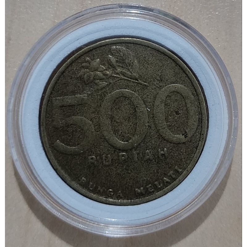 koin indonesia 500 rupiah tahun 2001