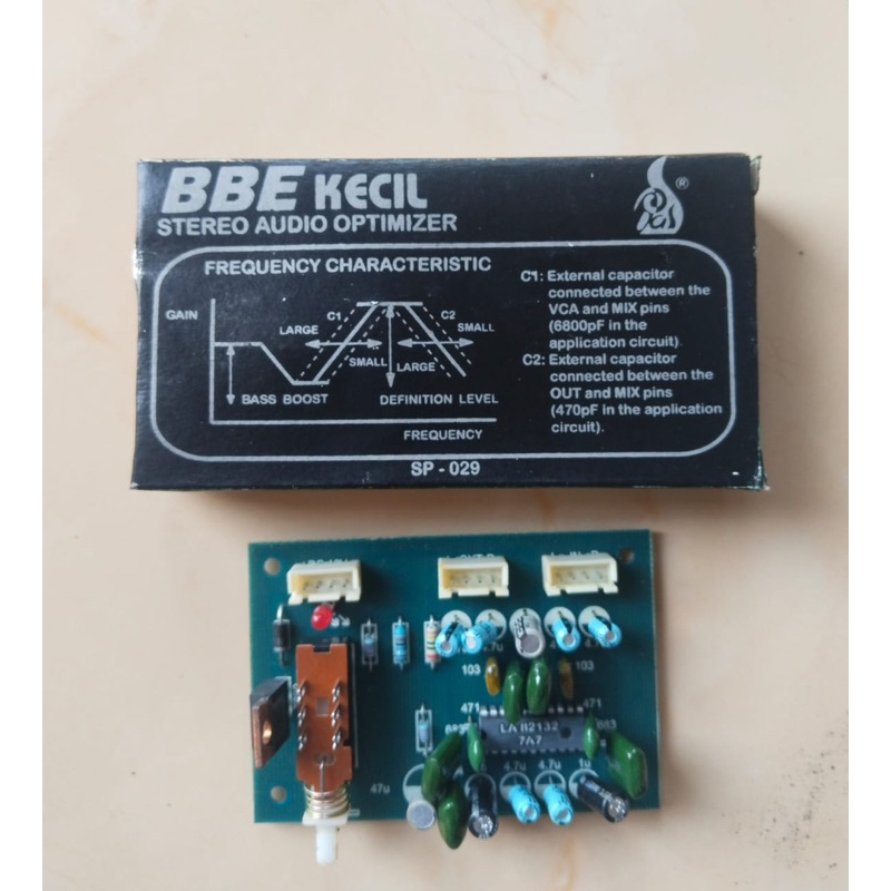 Kit BBE (Bass Boster Expander ) mini Sound Optimizer Penambah Bass GLEER Pada Sound Sistem S-029