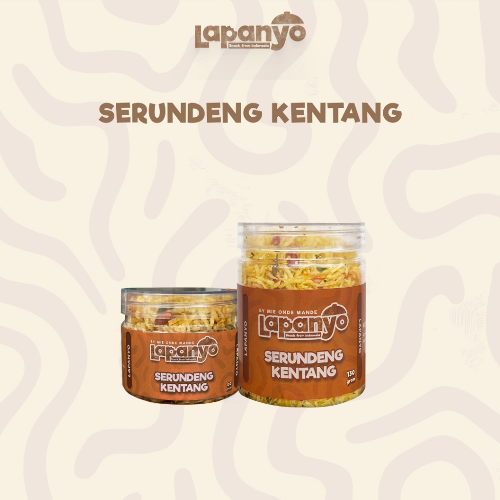 

Lapanyo Serundeng Kentang 100 gr 130 gr - Snack Food