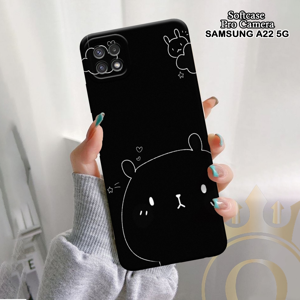 Softcase Samsung Galaxy A22 5G - ORORA - Casing Samsung Galaxy A22 5G - Motif case Cartoon - softcas