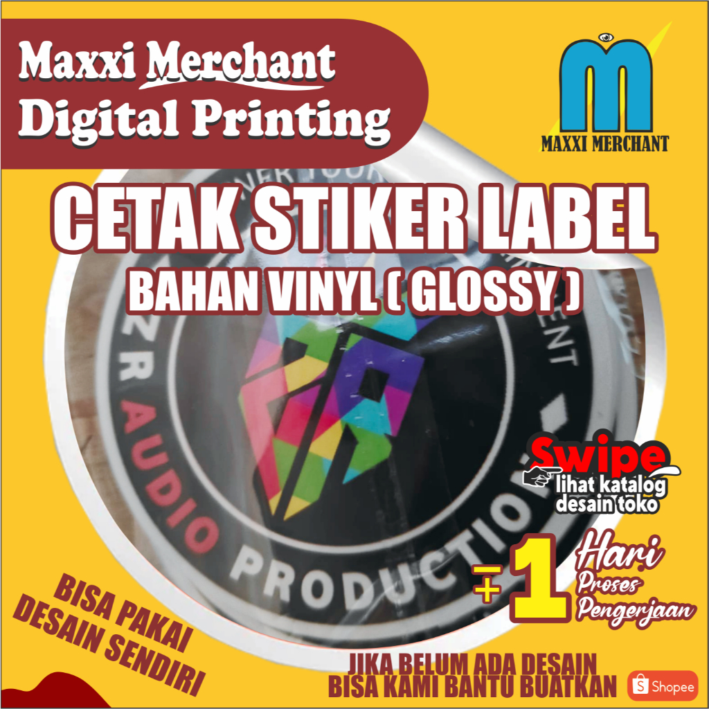 

cetak stiker sticker label minuman olshop drink kemasan botol anti air bulat custom