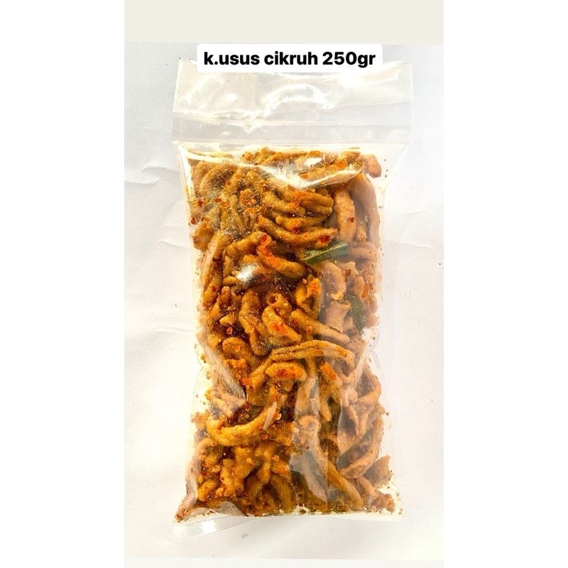 

Keripik usus pedas cikruh daun jeruk kiloan murah