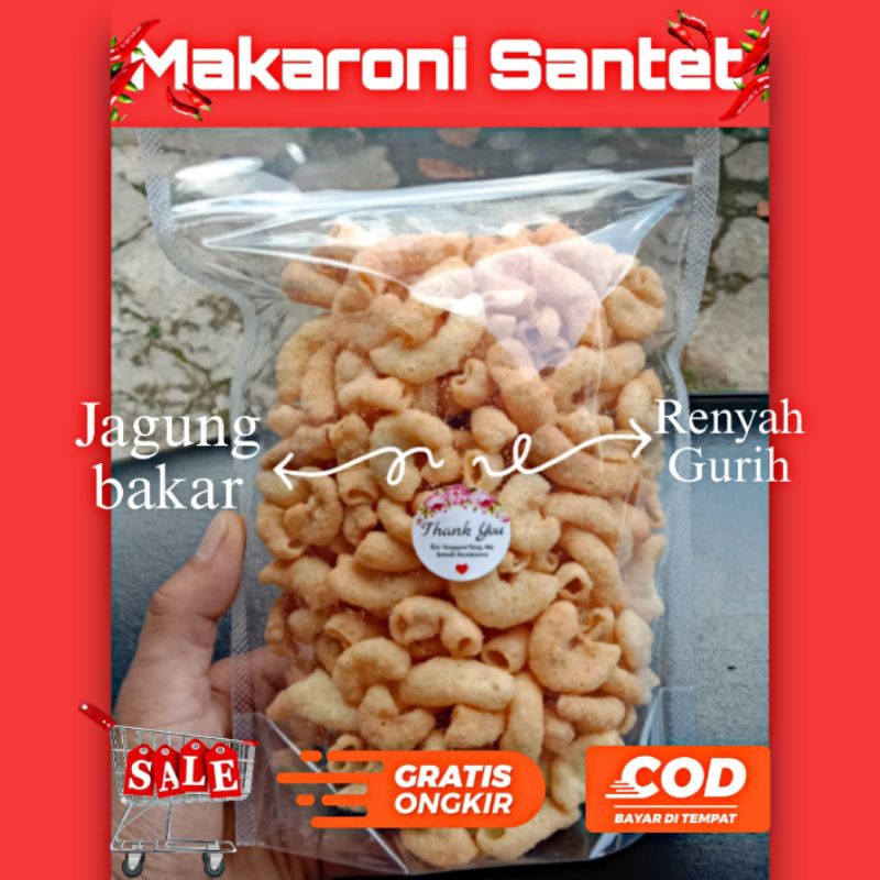

Makaroni RG grade A rasa jagung bakar renyah gurih