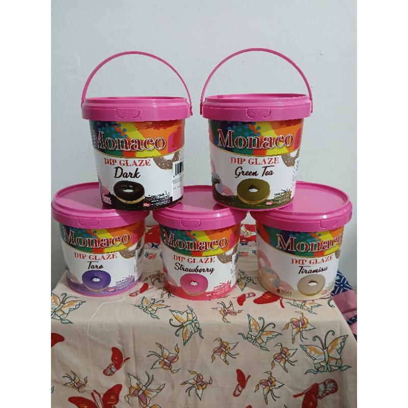 

MONACO DIP GLAZE 1 KG (FREE DUS DAN BUBLE WRAP)