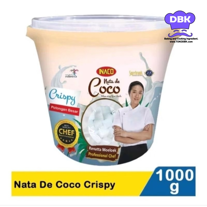 

Inaco Nata de coco Ember 1kg crispy potongan besar kecil