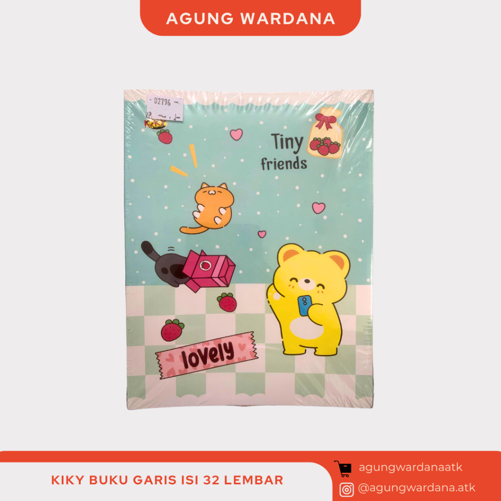 

BUKU TULIS KIKY BUKU GARIS ISI 32 LEMBAR