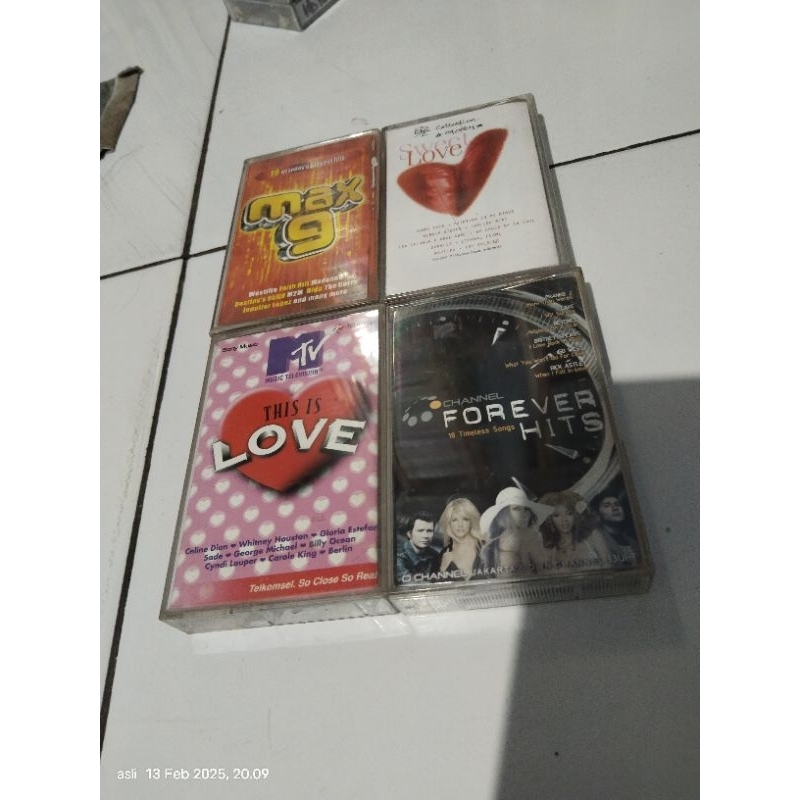 kaset pita max 9, sweet love, this is love, forever hits