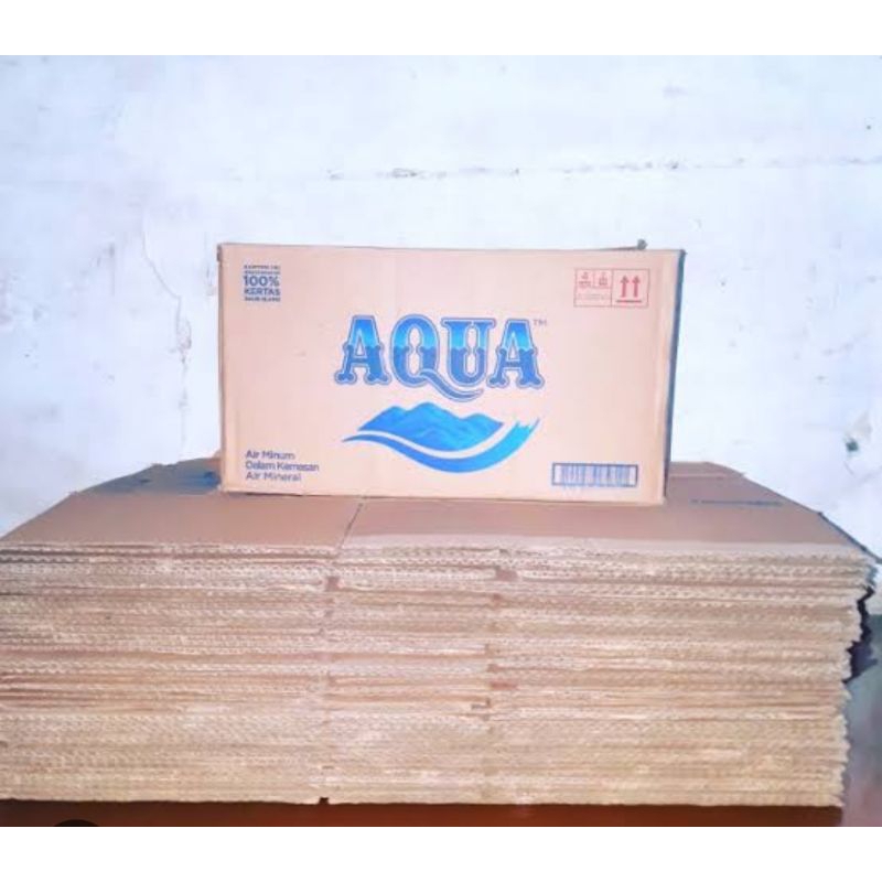 

Kardus bekas Aqua, Aquarin semua merek