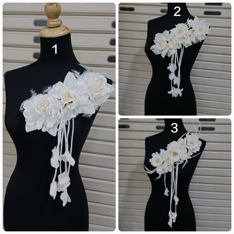 Korsase Gaun,Bunga Korsase, Korsase Bahu, Bunga Aplikasi Aksesoris Gaun/Korsase Rambut