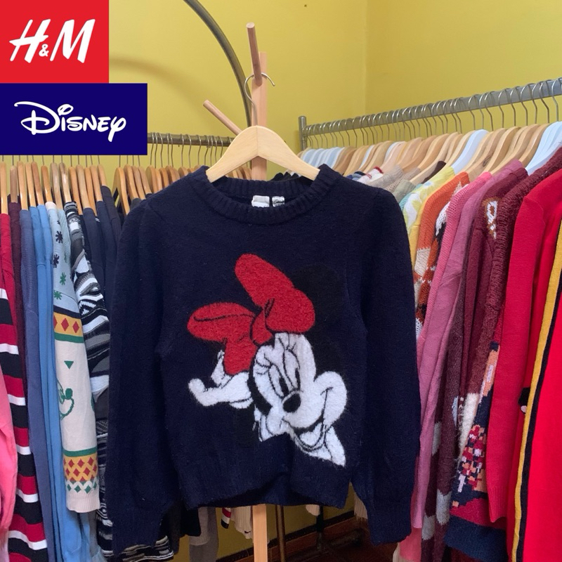 sweater rajut KNITWEAR karakter MICKEY MOUSE rare brand "DISNEY"