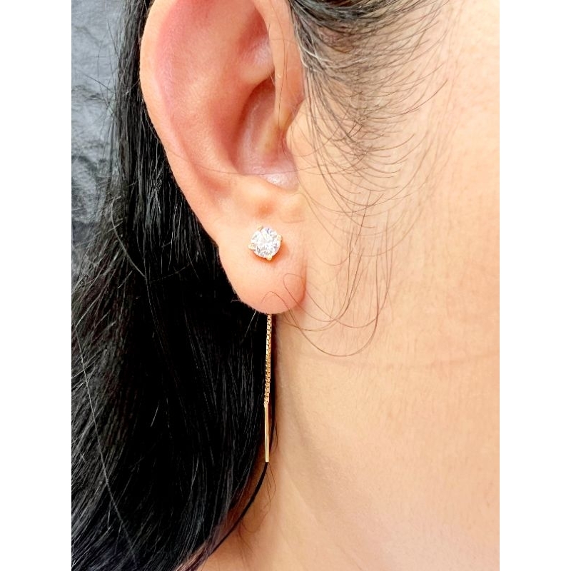 Anting Emas Asli Serut Gold 8k