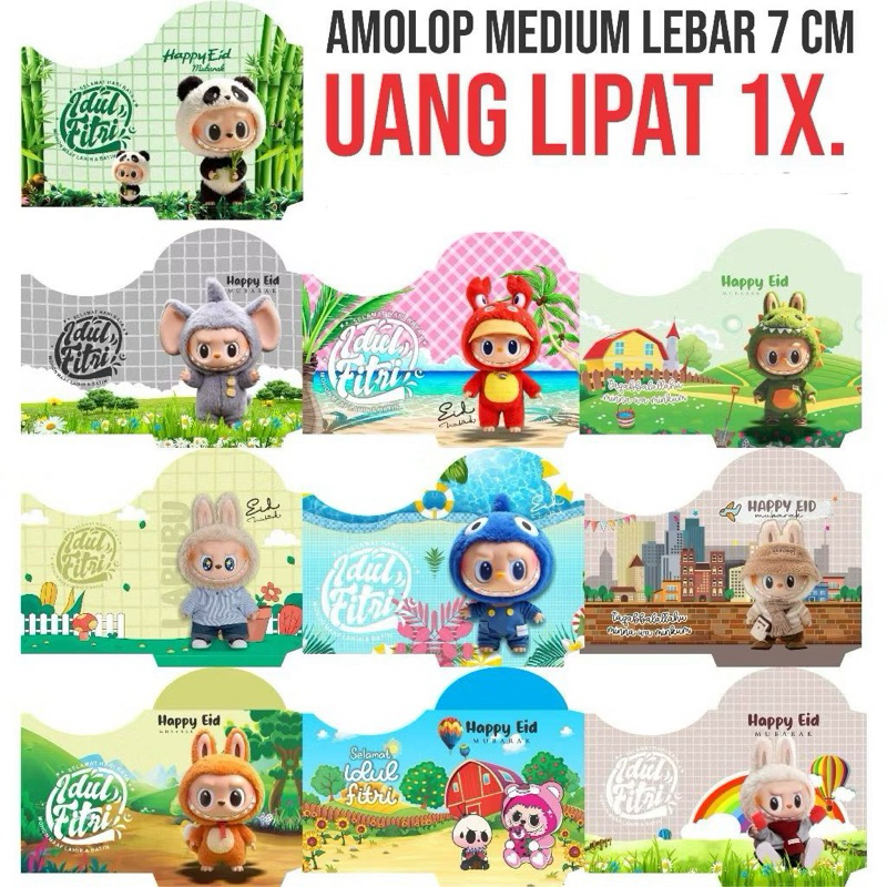 

AMPLOP LEBARAN GLOSY LABUBU UKURAN M