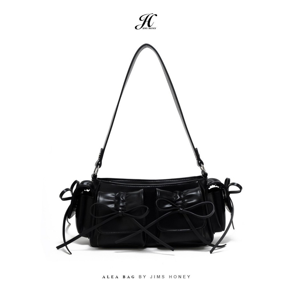 JIMS HONEY X SABRINA Alea Bag - Tas selempang dan Bahu - Tas tangan model korea -Tas pita