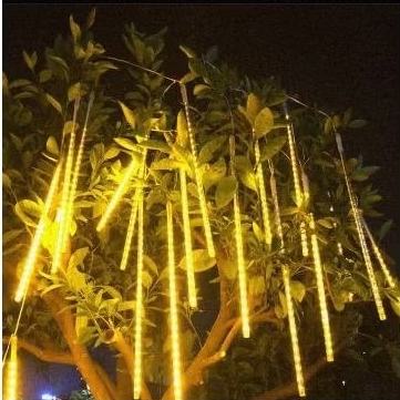 Tumblr Meteor LED Hujan 8 Batang 50 CM Lampu Meteor