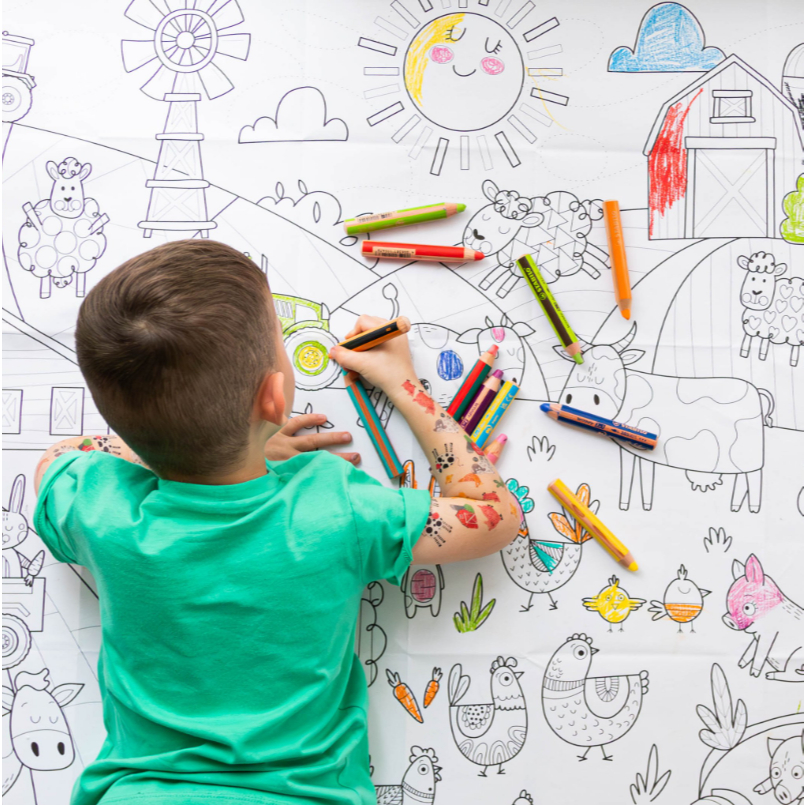 Poster Mewarnai Raksasa – Giant Coloring Sheet Jumbo Poster