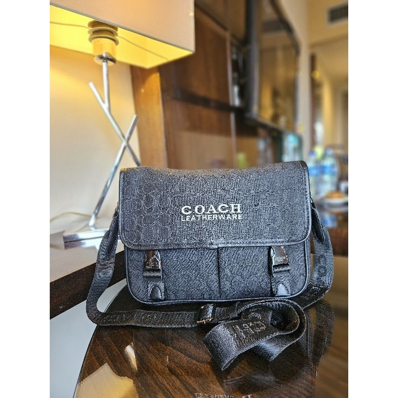 TAS SELEMPANG PRIA BRANDED BAHAN KANVAS