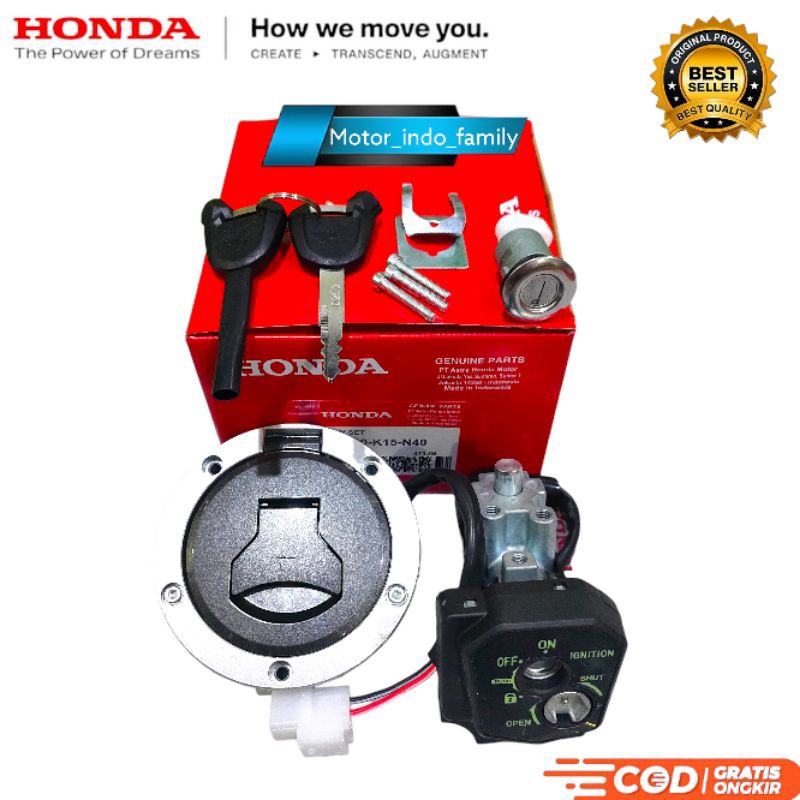 Kunci Kontak Ori Key Set Assy Honda CB 150R LED CB 150R new CB150R  CBR150 Led 2 KABEL K15/K45