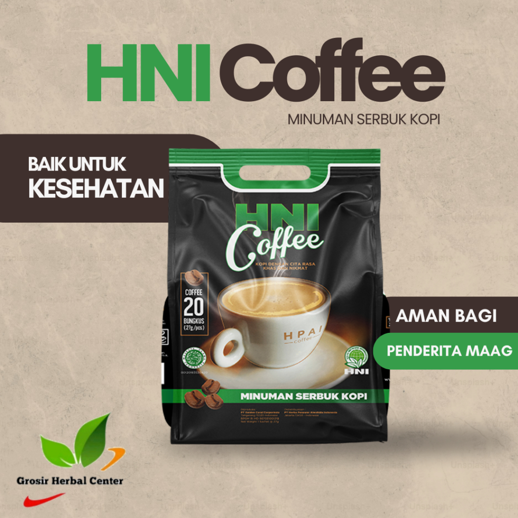 

HNI COFFEE 20 sachet Kopi HNI