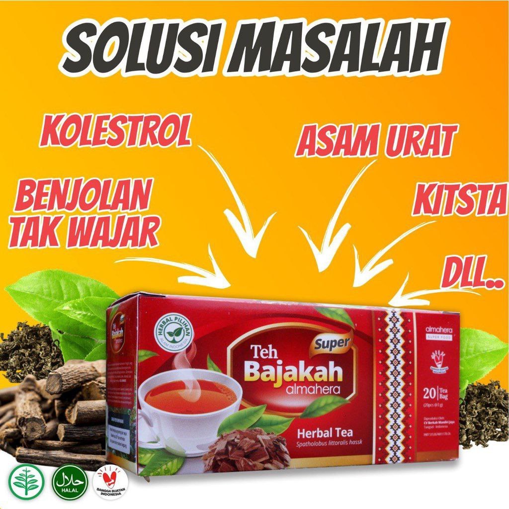 

ALMAHERA - Teh Celup Akar Kayu Bajakah Isi 20 Kantung
