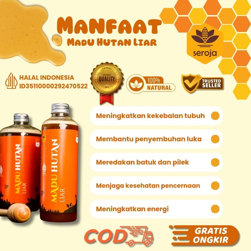 

Madu Hutan Liar Asli Indonesia