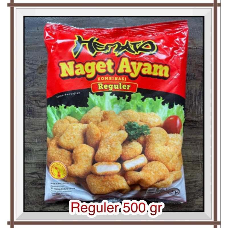 

Hemato Naget Ayam Reguler 500 gr - Nugget Reguler