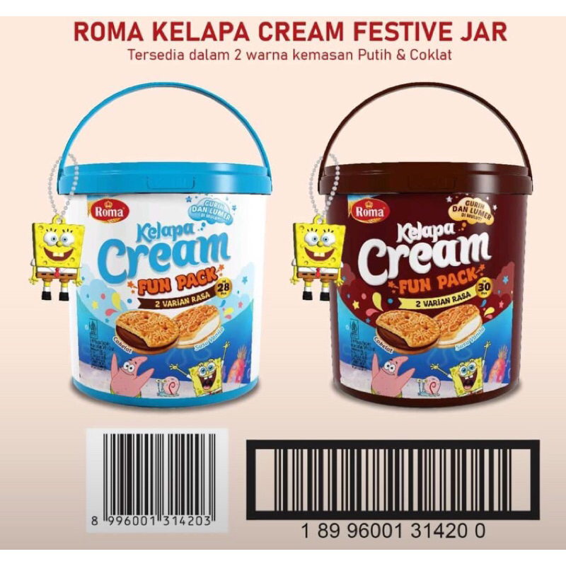 

Roma Kelapa Jar Isi 6