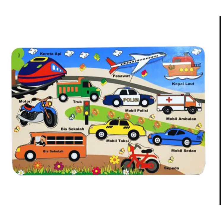 Puzzle Profesi - Mainan Anak Paud APE