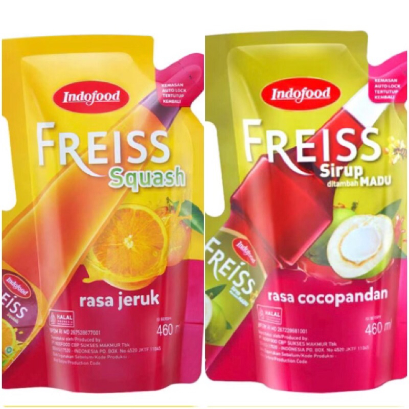 

(Misha) All Variant Indofood Syrup Freiss Squash 460mL