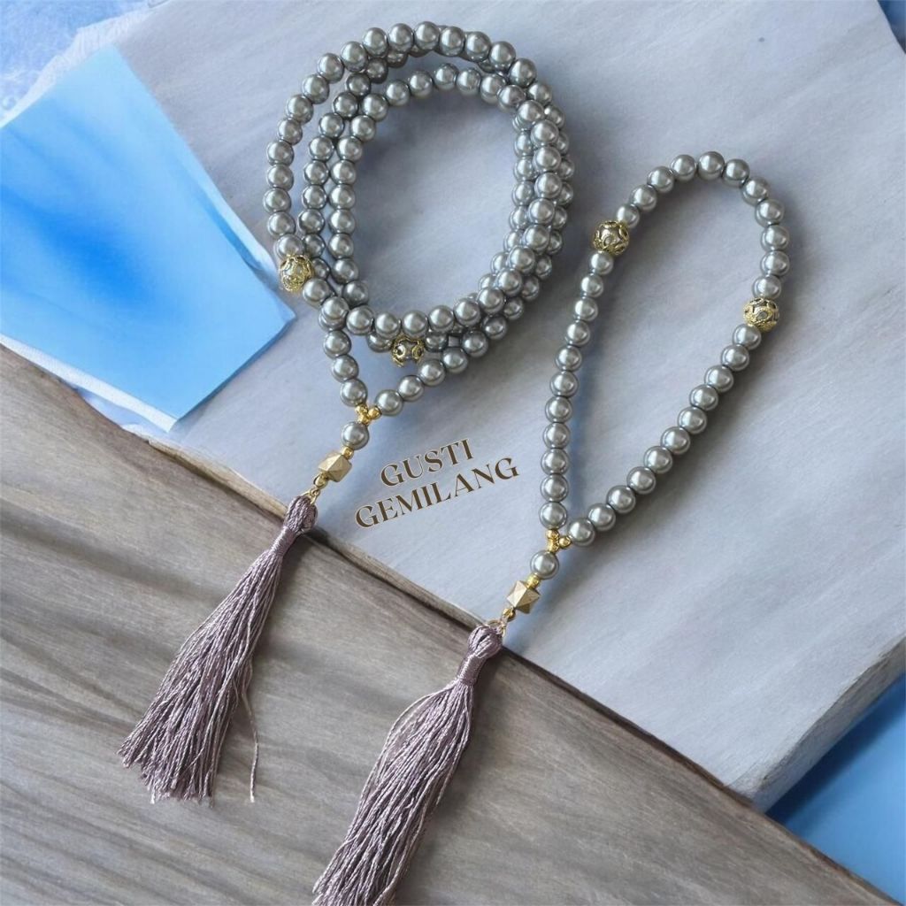 Tasbih 99 Butir Mutiara Berat Dan Tasbih 33 Butir Mutiara Warna