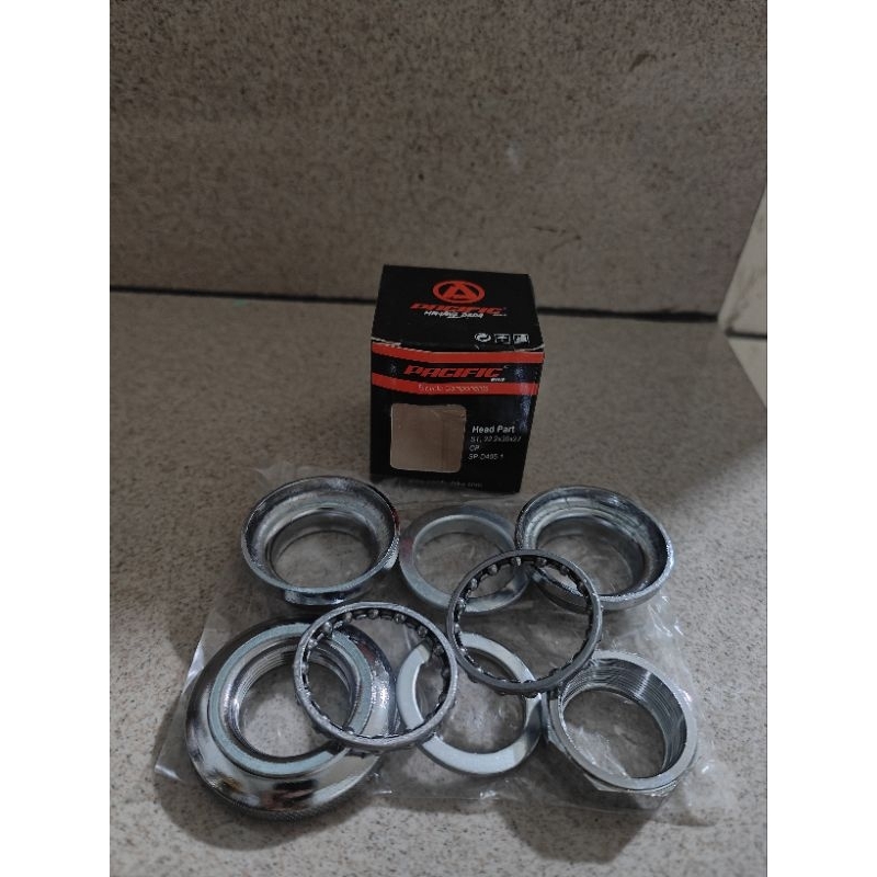 Kom Fork Head Part Set Pacific D407/D406 22.2 mm Standar Sepeda BMX Lipat Minion Fixie MTB