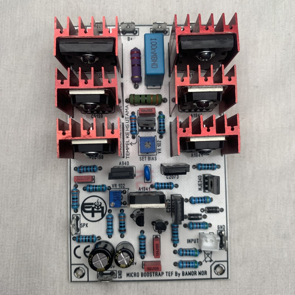 Jlelectro Kit Driver Micro Boostrap Bostrap Boostrab Bostrab Tef Full Heatsink Hs