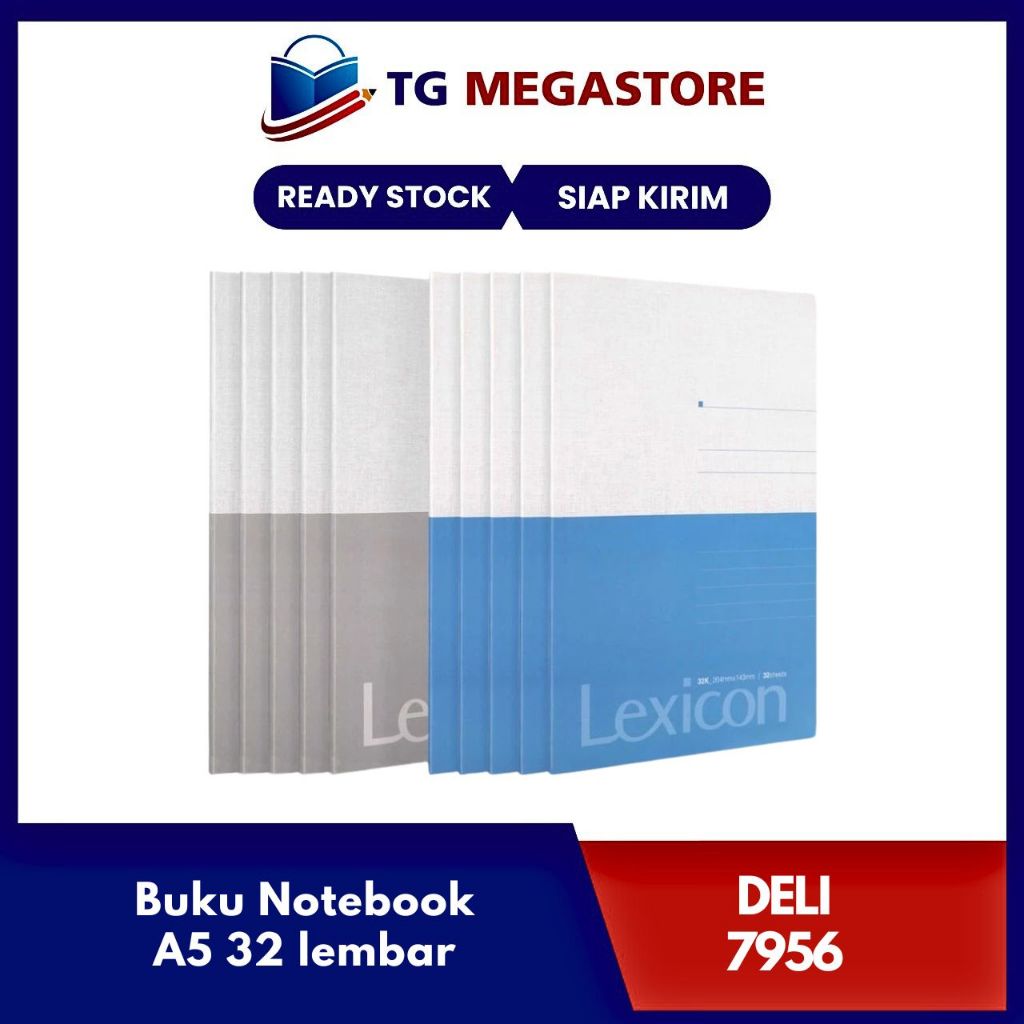 

Buku Notebook DELI Lexicon A5 32 lembar - 7956