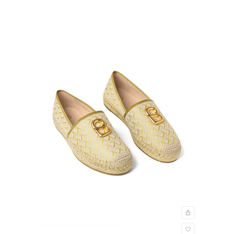 Bimu Espadrilles - Gold , Buttonscarves