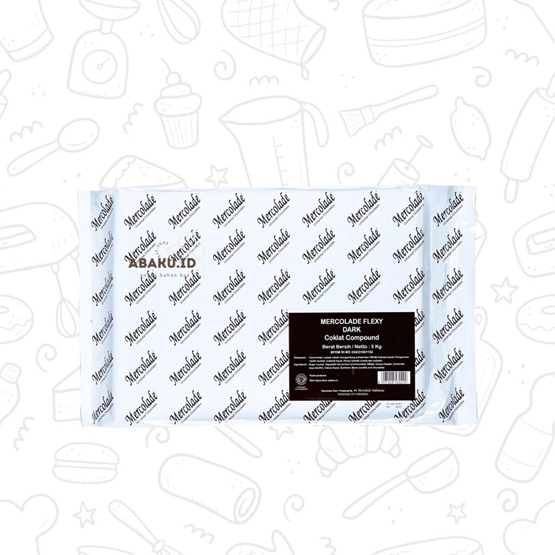 

MERCOLADE FLEXY DARK COKELAT COMPOUND 5kg / COKELAT BATANG 5kg