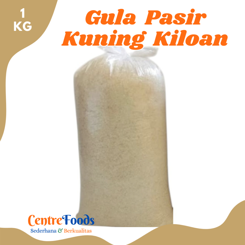 

GULA PASIR Kuning - Gula Pasir Curah Kiloan | 1.000gr [ Harga Per KG ]