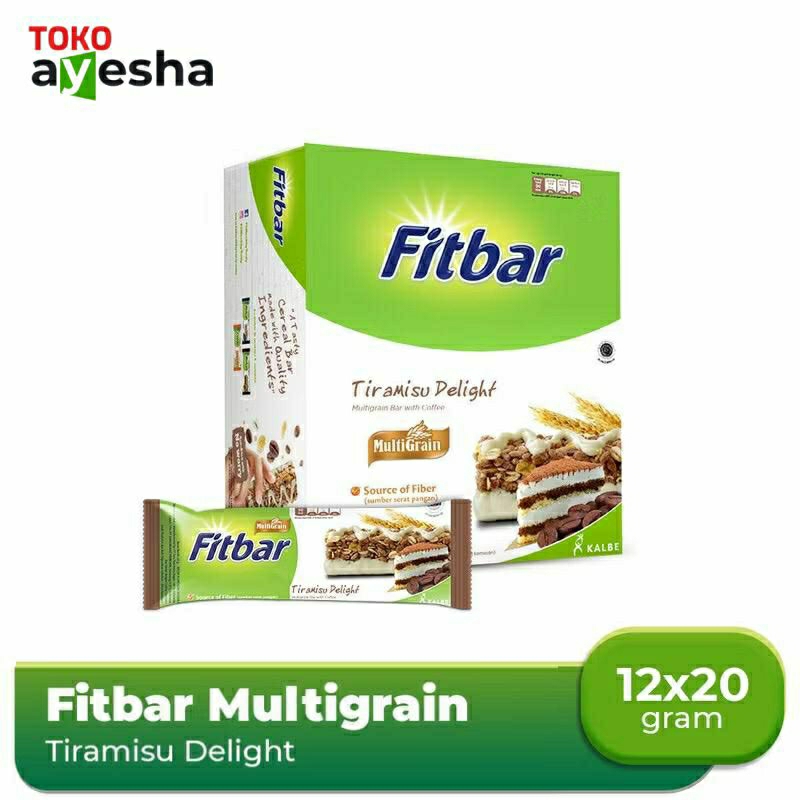 

Fitbar Tiramisu Delight 20 gr (12 bar/Box)