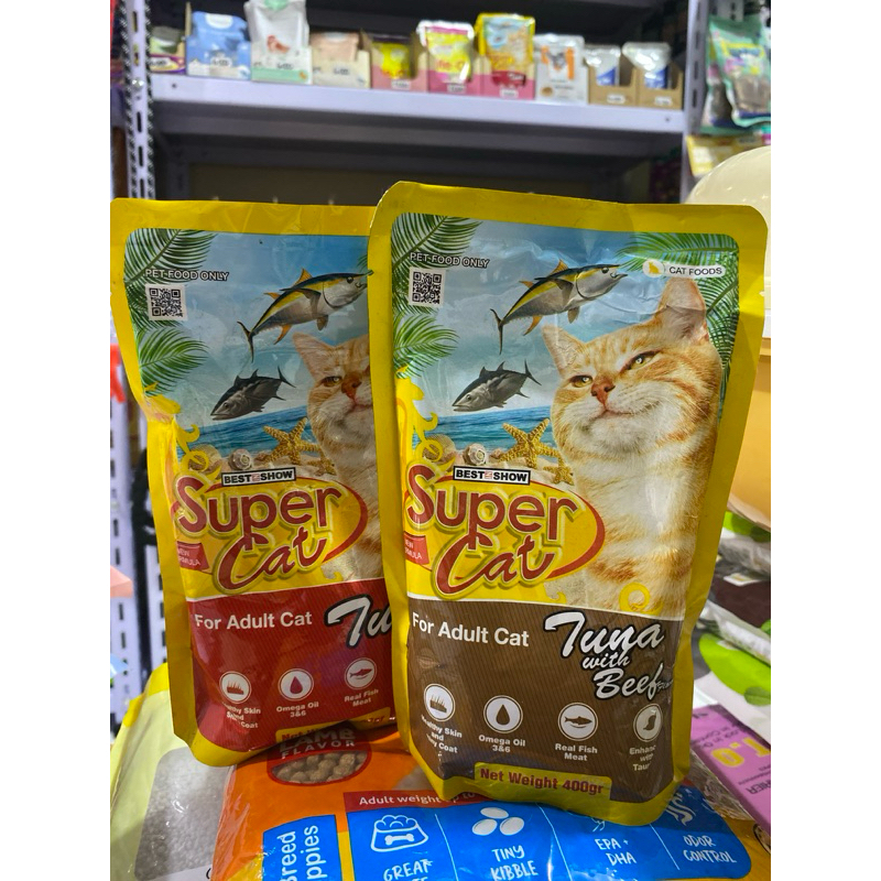 Super Cat for Adult wet food pouch