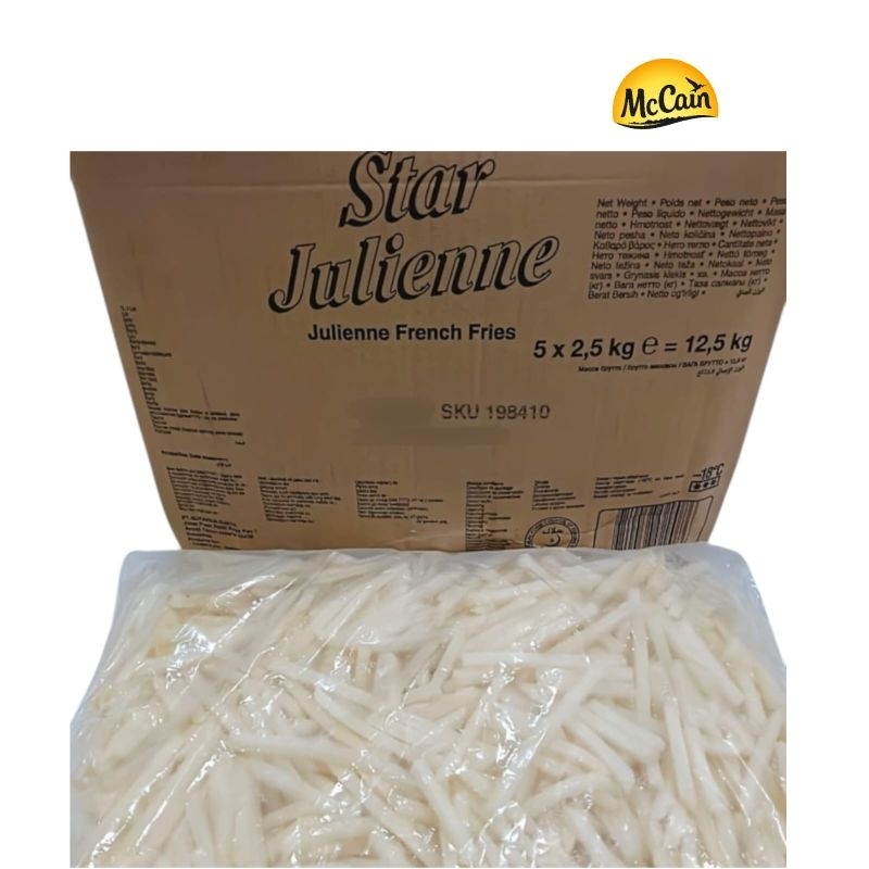

McCain Star Julienne Shoestring fries 2.5kg| kentang Goreng Shoestring promo!!