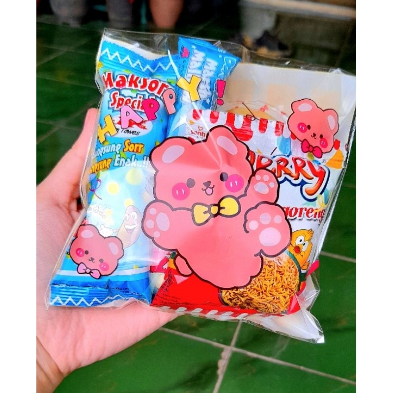 

Mini Gift 3 Snack | Snak Anak | Snack Ulang Tahun| Hampers Lebaran