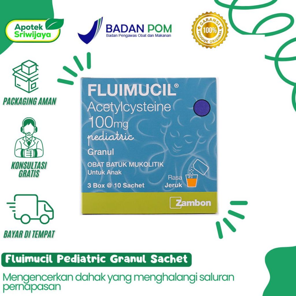Fluimucil Pediatric Granul Sachet