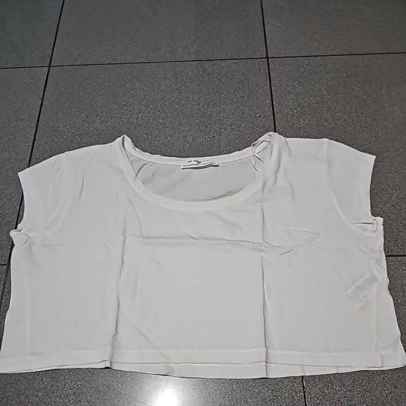 kaos atasan wanita crop zara #preloved