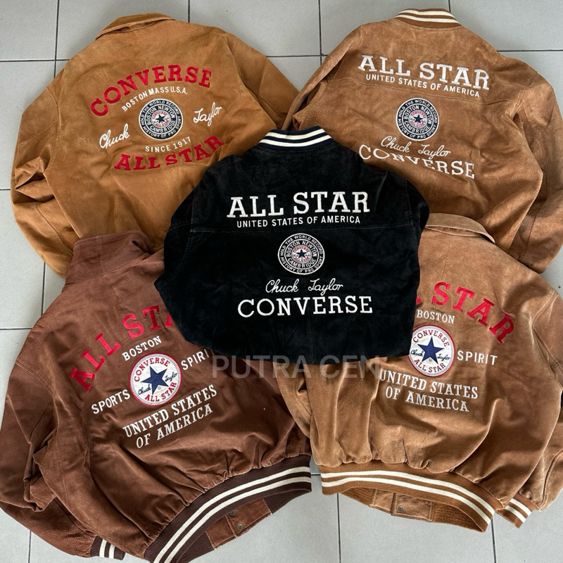 Converse Jacket Suede All Star Chuck Taylor Vintage Pigskin