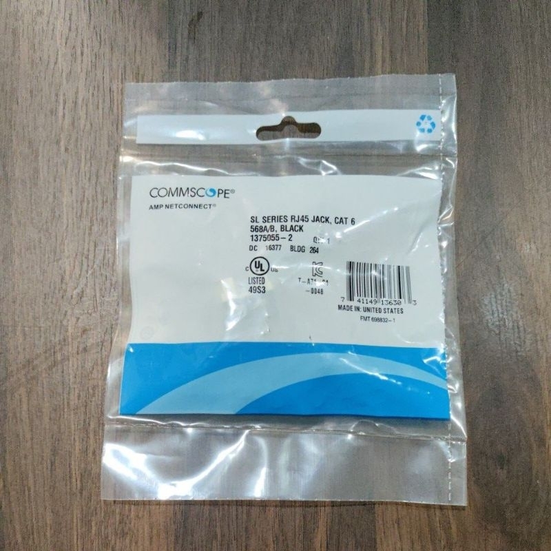 Modular Jack RJ-45 Cat-6 AMP/ Commscope original